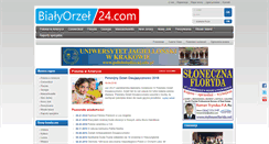Desktop Screenshot of bialyorzel24.com